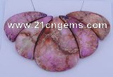 NGP84 Dyed imperial jasper gemstone pendants set jewelry wholesale