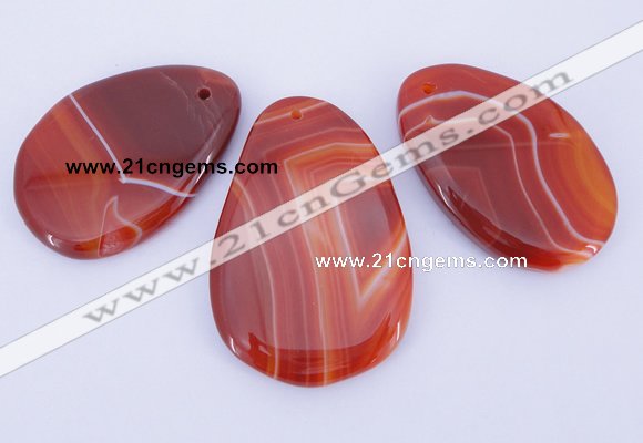 NGP863 5PCS 30-45mm*50-60mm freeform agate gemstone pendants