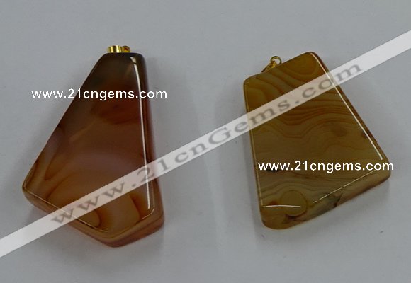 NGP8658 20*40mm - 40*50mm freeform agate pendants wholesale