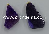 NGP8660 20*40mm - 40*50mm freeform agate pendants wholesale