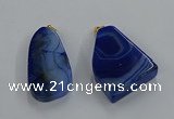 NGP8662 20*40mm - 40*50mm freeform agate pendants wholesale