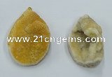 NGP8668 35*55mm - 45*60mm freeform druzy agate pendants wholesale