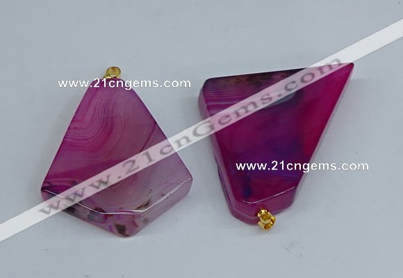 NGP8717 28*38mm - 40*45mm freeform agate pendants wholesale