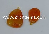 NGP8725 28*40mm - 30*54mm freeform agate pendants wholesale