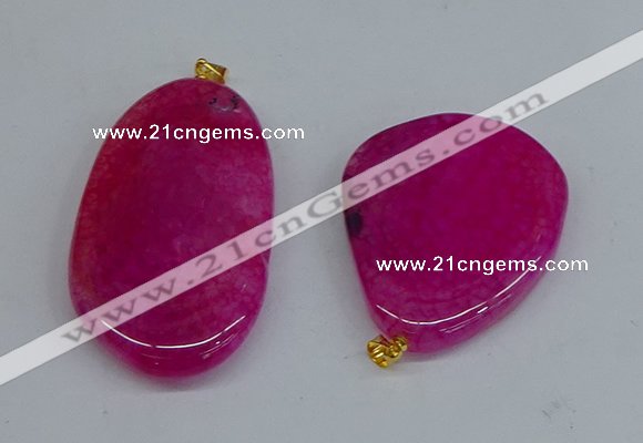 NGP8727 28*40mm - 30*54mm freeform agate pendants wholesale