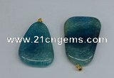 NGP8728 28*40mm - 30*54mm freeform agate pendants wholesale