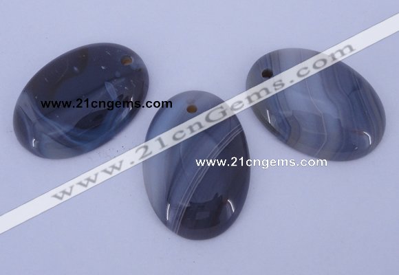 NGP874 5PCS 24*34mm oval agate gemstone pendants wholesale