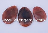 NGP878 5PCS 40-45mm*55-70mm freeform agate gemstone pendants