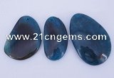 NGP880 5PCS 30-50mm*55-70mm freeform agate gemstone pendants