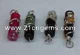NGP8808 13*40mm tube agate gemstone pendants wholesale