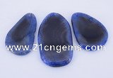 NGP881 5PCS 35-45mm*60-75mm freeform agate gemstone pendants