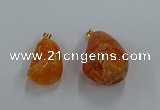 NGP8835 20*25mm - 30*40mm nuggets agate pendants wholesale