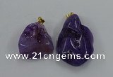 NGP8836 20*25mm - 30*40mm nuggets agate pendants wholesale