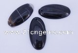 NGP884 5PCS 25*49mm oval agate gemstone pendants wholesale