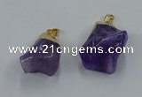 NGP8846 20*25mm - 30*40mm nuggets agate gemstone pendants