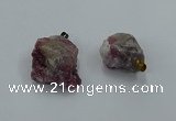 NGP8860 20*25mm - 30*40mm nuggets tourmaline pendants wholesale