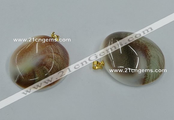 NGP8876 25*30mm - 30*40mm freeform shell pendants wholesale