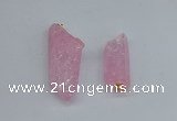 NGP8881 16*38mm - 25*60mm sticks crackle quartz pendants wholesale