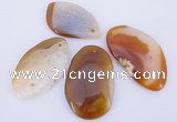 NGP896 5PCS 28-40mm*45-60mm freeform agate druzy geode gemstone pendants