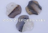NGP898 5PCS 40*40mm agate druzy geode gemstone pendants