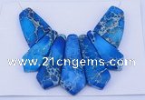 NGP91 Dyed imperial jasper gemstone pendants set jewelry wholesale