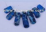 NGP92 Dyed imperial jasper gemstone pendants set jewelry wholesale