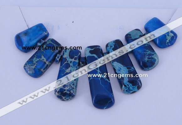 NGP92 Dyed imperial jasper gemstone pendants set jewelry wholesale