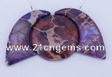 NGP93 Dyed imperial jasper gemstone pendants set jewelry wholesale