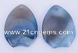 NGP930 5PCS 40*55mm agate druzy geode gemstone pendants