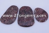 NGP941 5PCS 35-45mm*45-65mm freeform jasper gemstone pendants