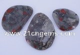 NGP953 5PCS 35-50mm*45-60mm freeform jasper gemstone pendants