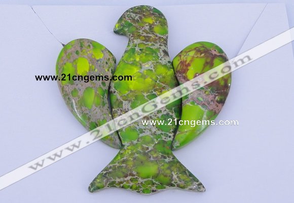 NGP97 Dyed imperial jasper gemstone pendants set jewelry wholesale