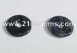 NGP9711 20mm donut labradorite gemstone pendants wholesale