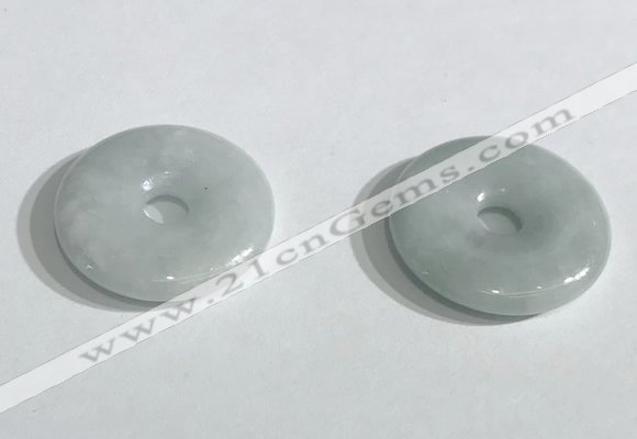 NGP9712 20mm donut aquamarine gemstone pendants wholesale