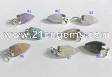 NGP9726 10*16mm bullet-shaped  mixed gemstone pendants wholesale