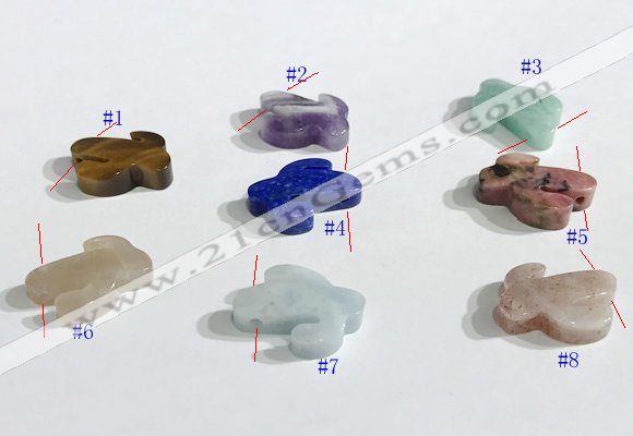 NGP9744 14*18mm mixed gemstone pendants wholesale