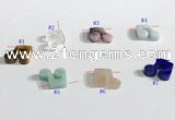 NGP9745 11*15mm mixed gemstone pendants wholesale