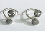 NGR1087 8mm faceted coin  labradorite gemstone rings wholesale