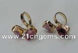 NGR188 8*10mm - 12*14mm freeform druzy agate gemstone rings