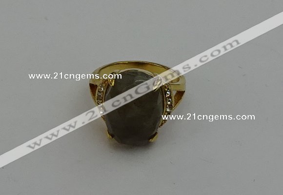 NGR2035 10*15mm faceted oval labradorite gemstone rings