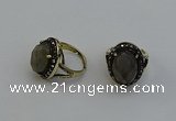 NGR2115 10*15mm faceted oval labradorite gemstone rings wholesale