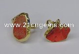 NGR264 22*30mm - 30*40mm freeform sea sediment jasper rings