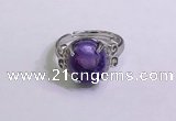 NGR3023 925 sterling silver with 10*12mm oval charoite rings