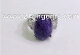 NGR3043 925 sterling silver with 12*16mm oval charoite rings