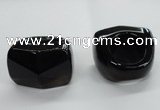 NGR45 20*30*35mm faceted freeform agate gemstone rings