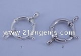 SSC209 5pcs 20mm 925 sterling silver spring rings clasps