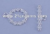 SSC22 5pcs 11mm donut 925 sterling silver toggle clasps